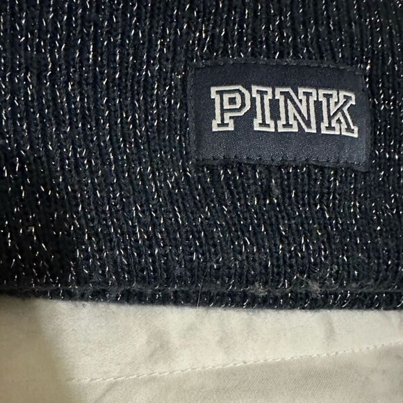 Sparkly blue PINK Victoria’s Secret beanie - Picture 6 of 8